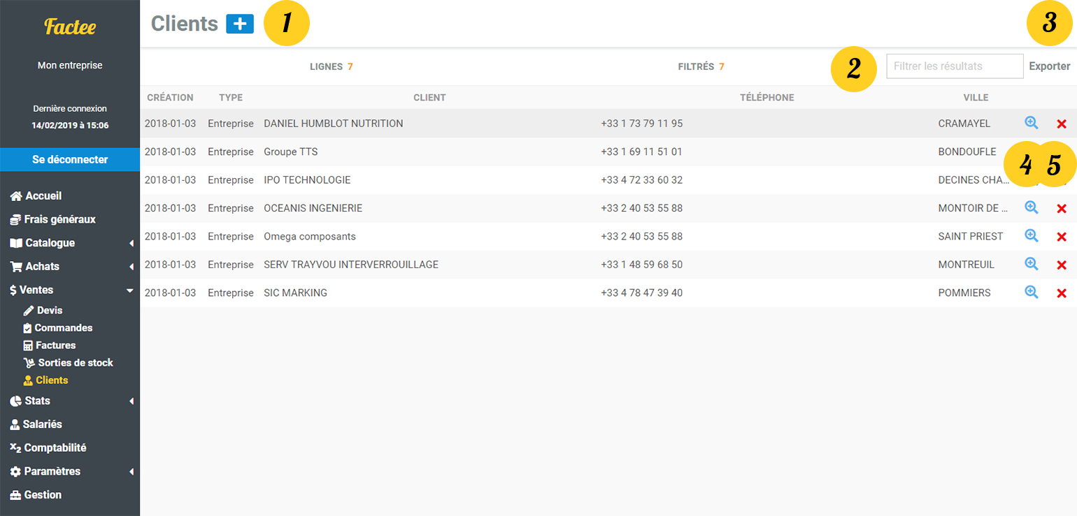 factee ressources humaines